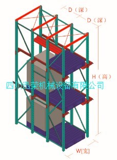 重型貫通式貨架